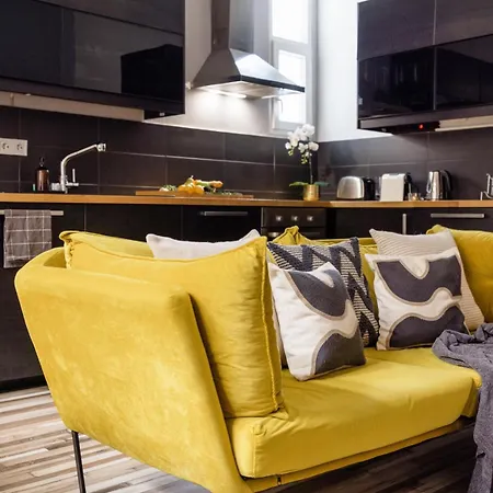 Charm In Bustling 7th District Apartment Budapest